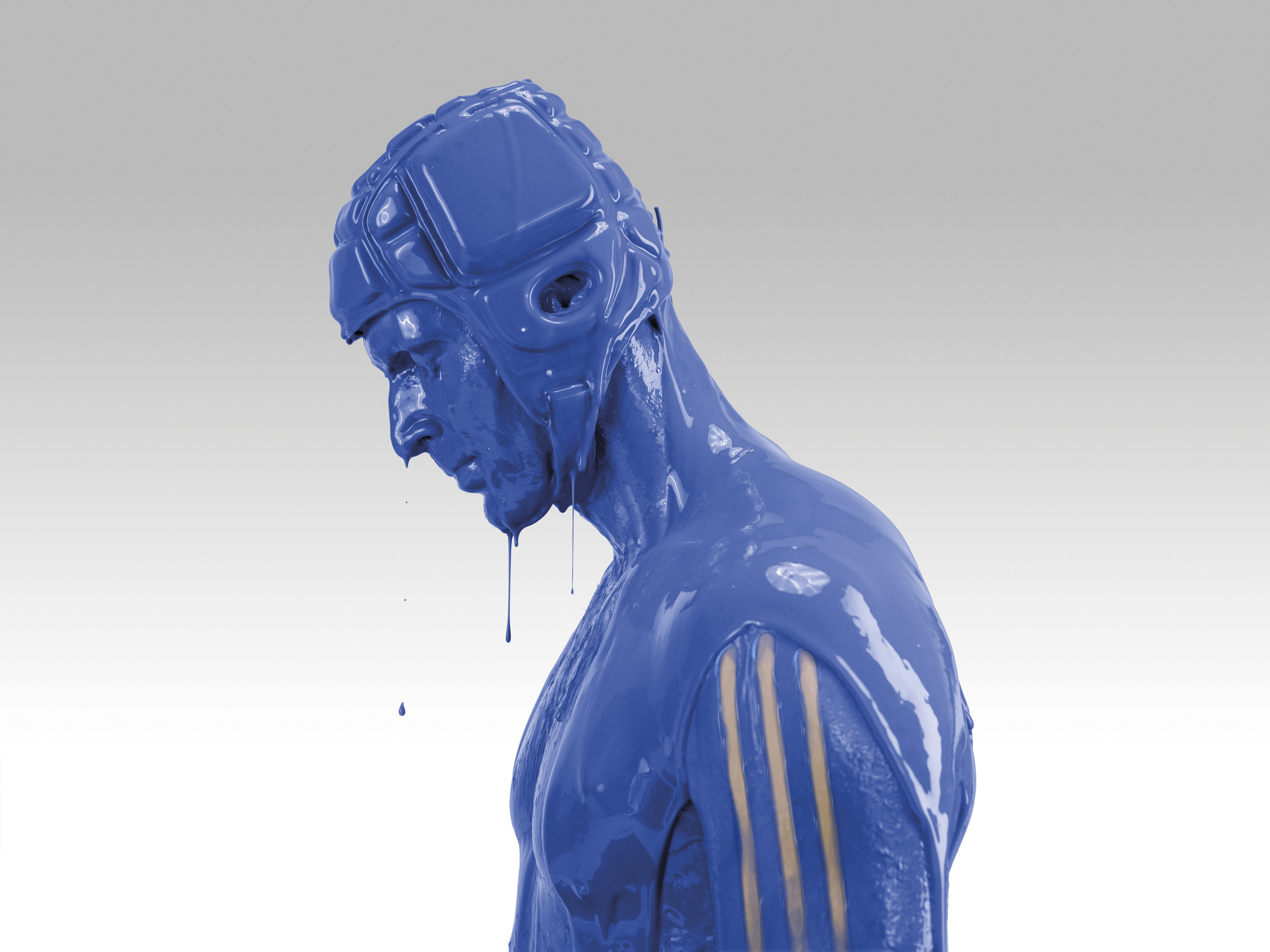adidas blue paint